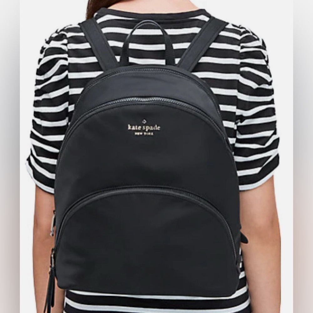 Kate Spade New York Karissa Nylon Medium Black Backpack